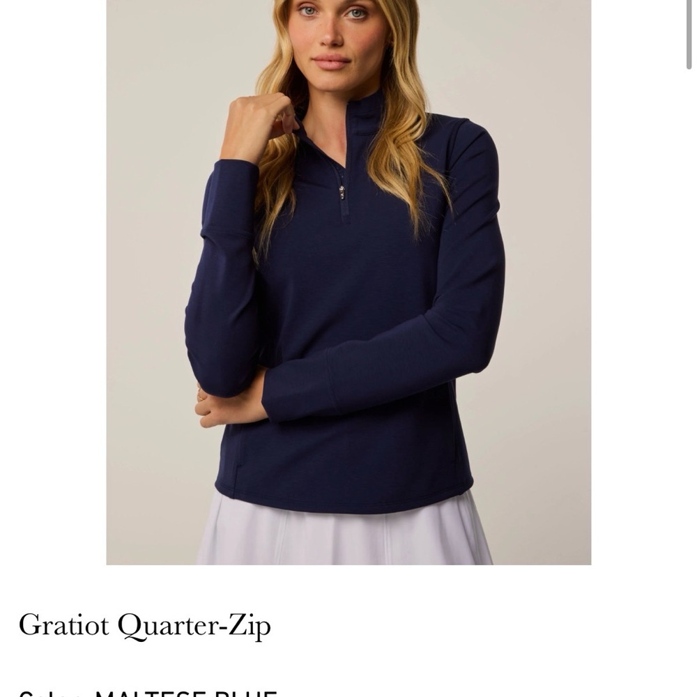 Gratiot Quarter-Zip Women's Jacket - Blue